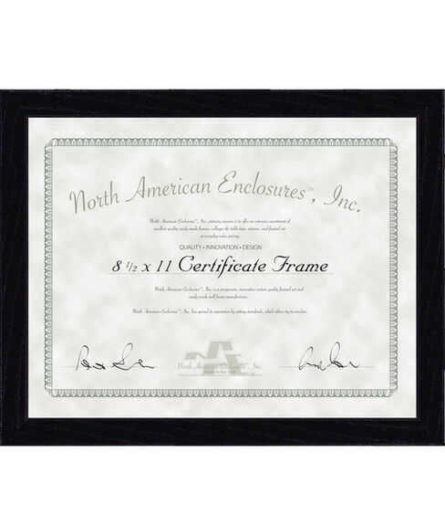 MCS 8.5 x 11 Regal Black Diploma Frame