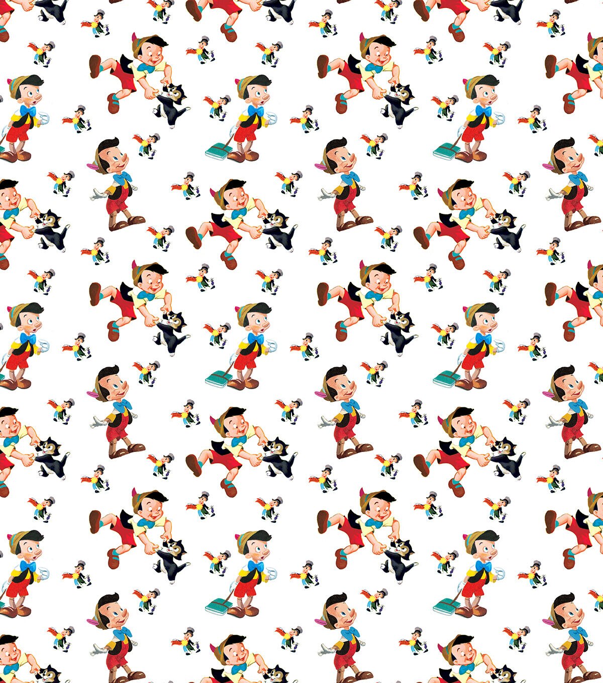 Pinocchio Offical Conscience Cotton Fabric