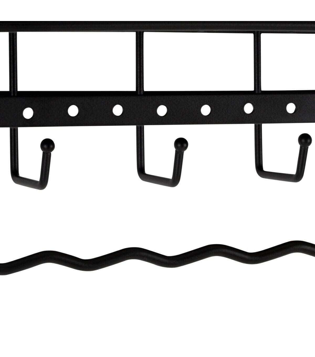 Simplify 14 Black Wall Mount Jewelry & Accessory Organizer