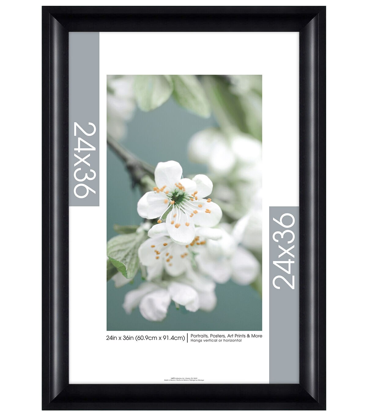 MCS 24x36 Contemporary Black Poster Frame