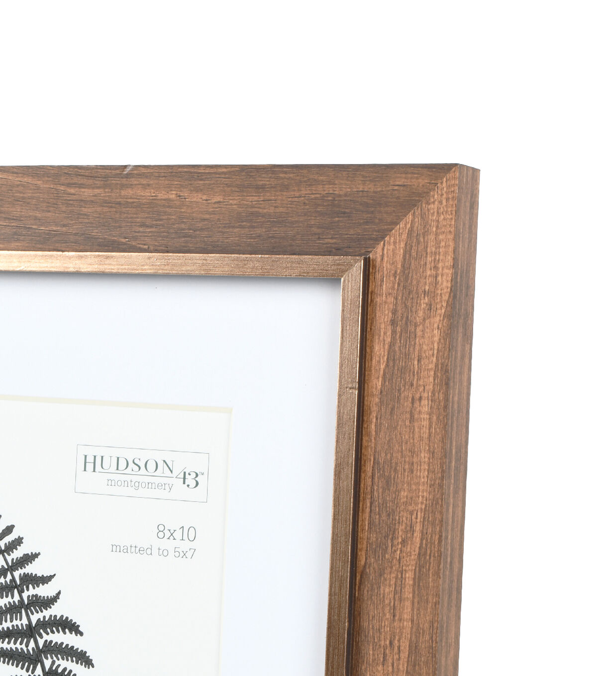 8 x 10 Matted to 5 x 7 Wood Tabletop Picture Wall Frame by Hudson 43