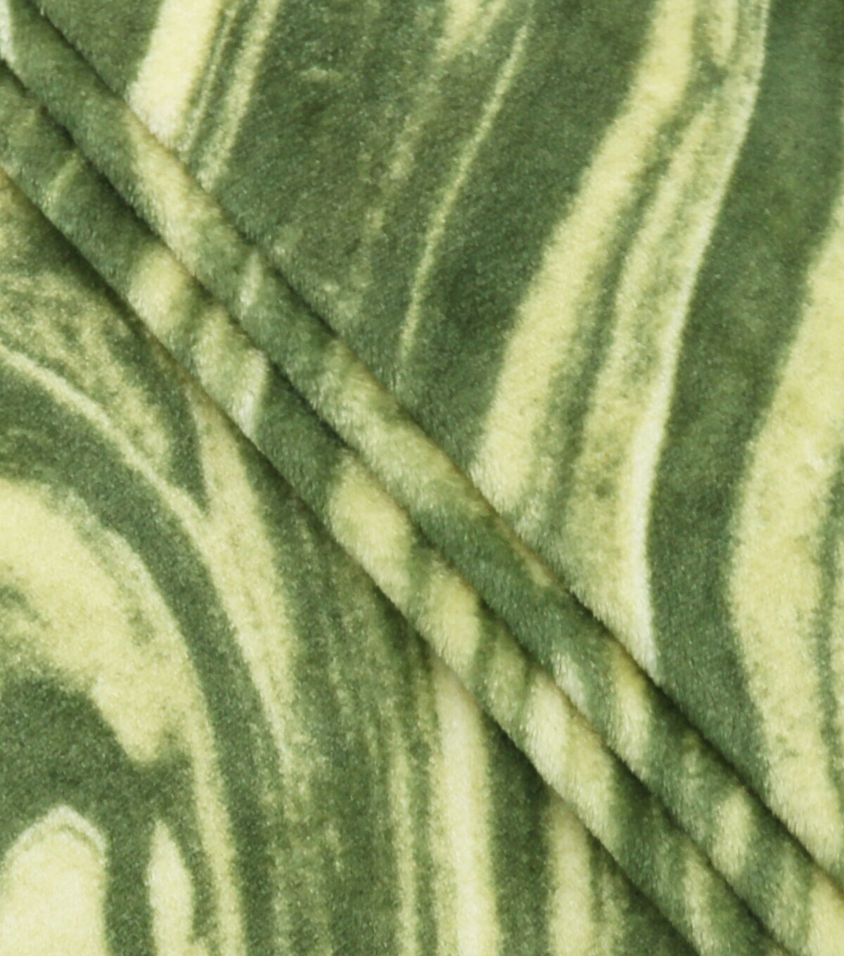 Tapestry Green Oil Slick Sew Lush Fleece Fabric