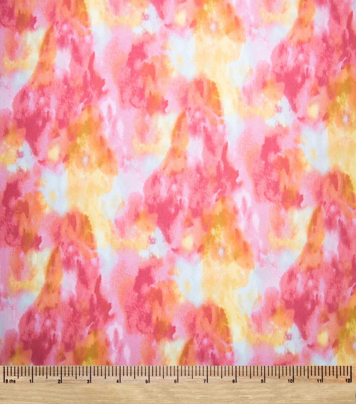 Pink Tie Dye Super Snuggle Flannel Fabric