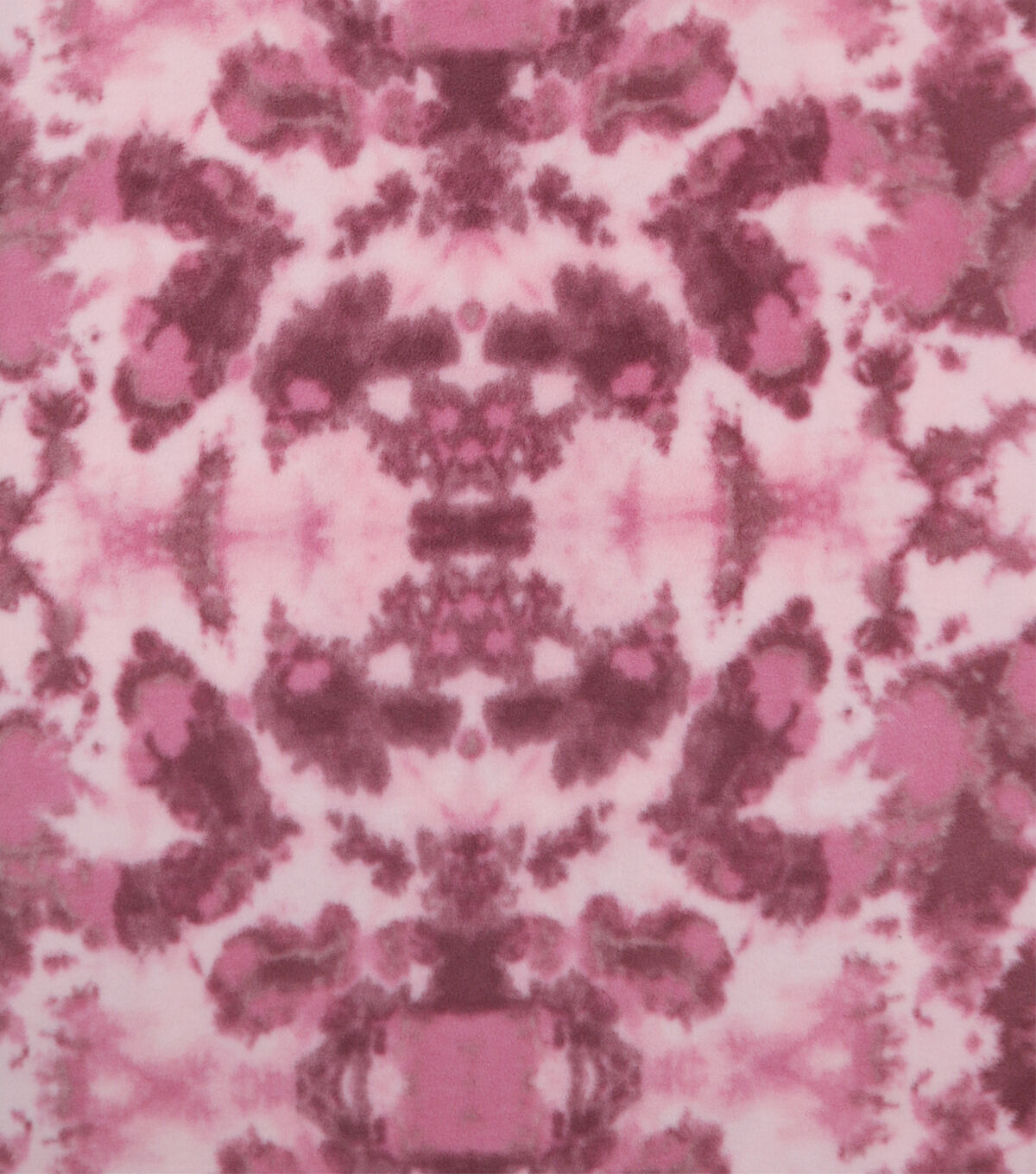 Rose Tie Dye Blend Anti Pill Fleece Fabric