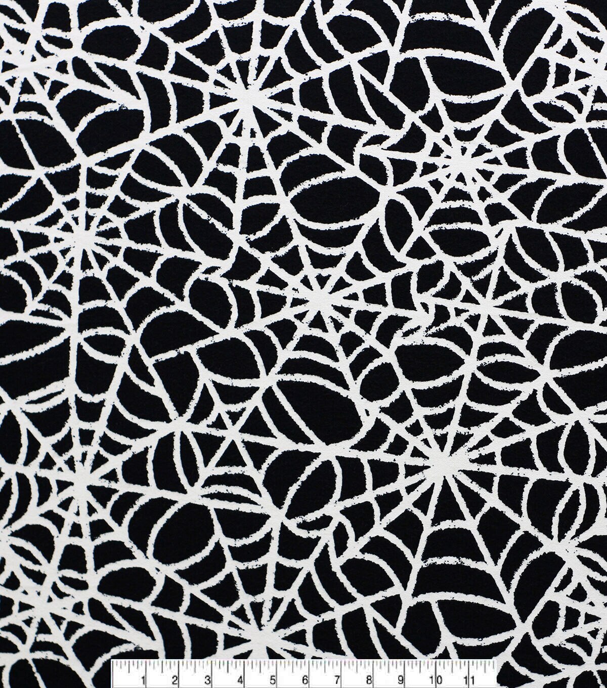 Spiderweb Glow in The Dark Super Snuggle Flannel Fabric