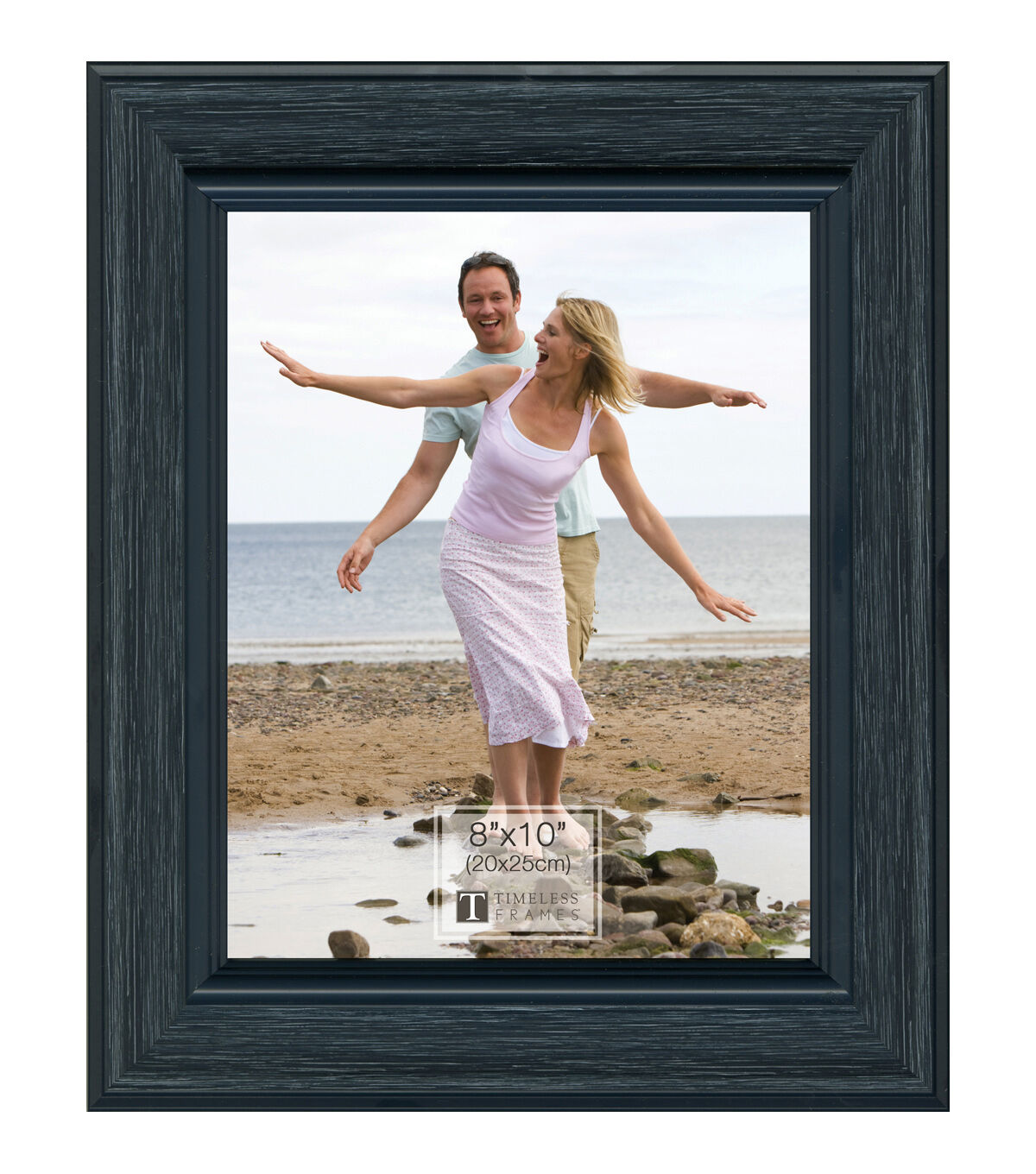 Timeless 8 x 10 Cascade Blue Tabletop Picture & Wall Frame