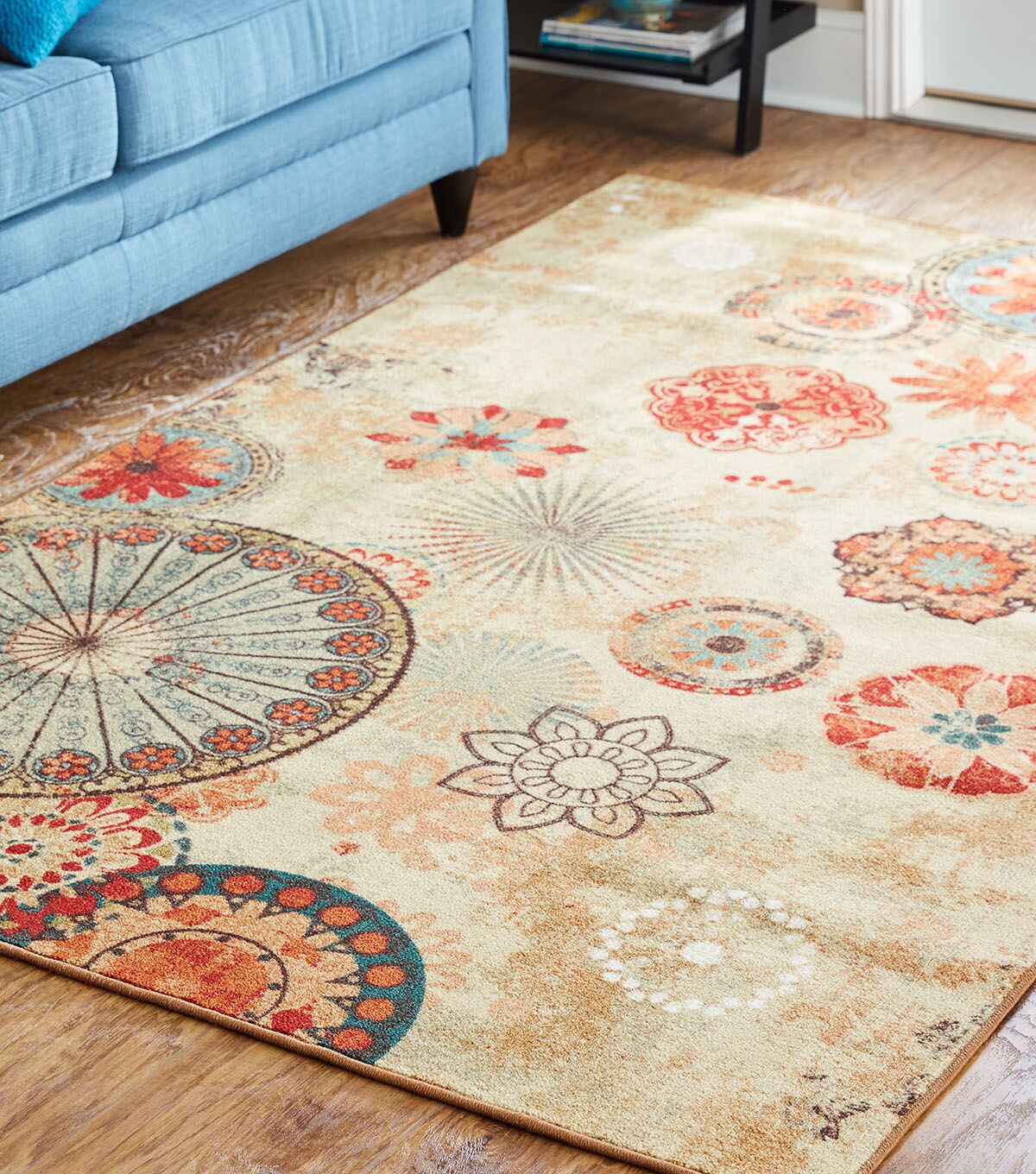 Alexa Indoor/Outdoor Area Rug Medallion Multi 5' X 8'