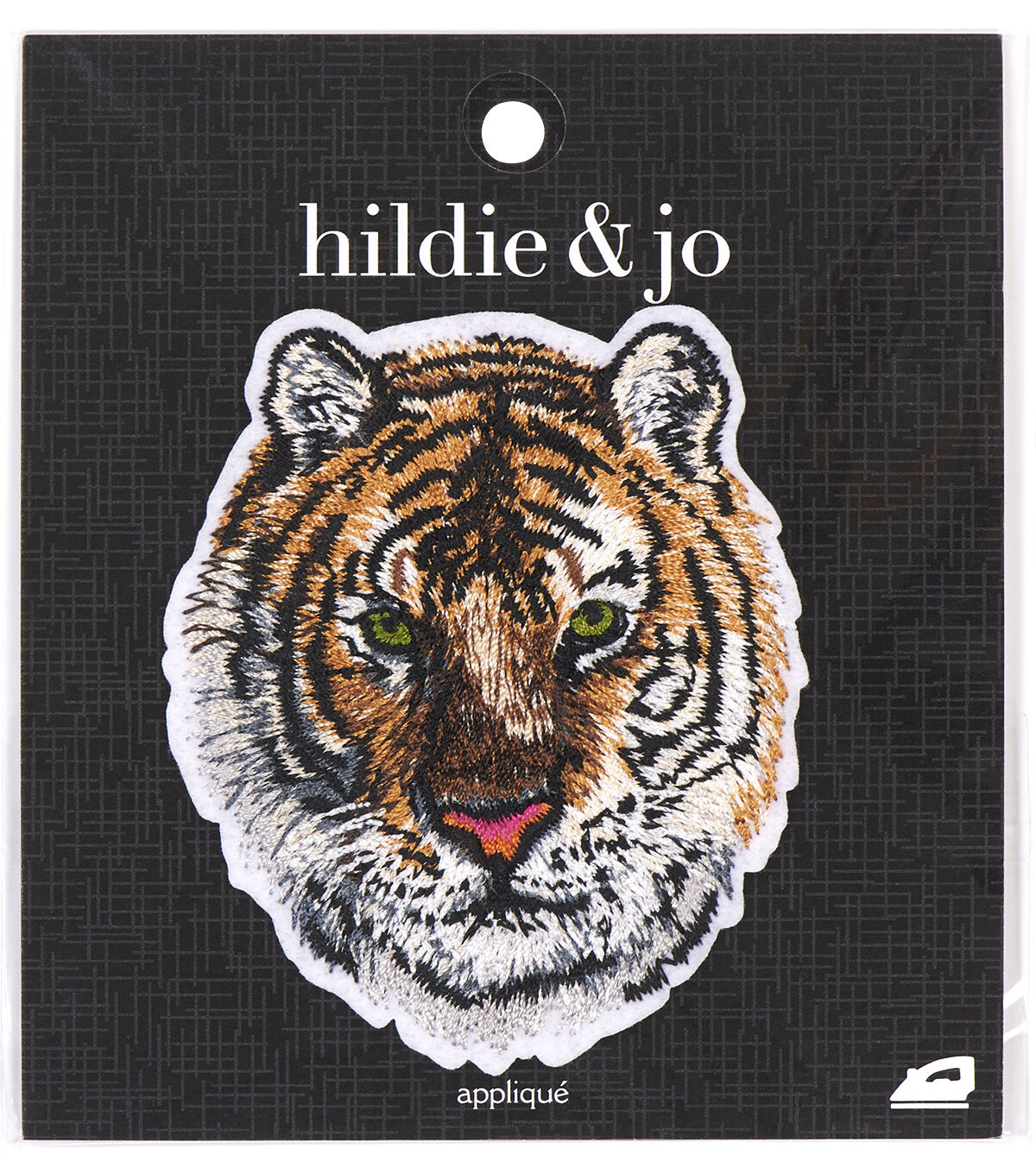 2.5 x 3 Tiger Head Patch by hildie & jo