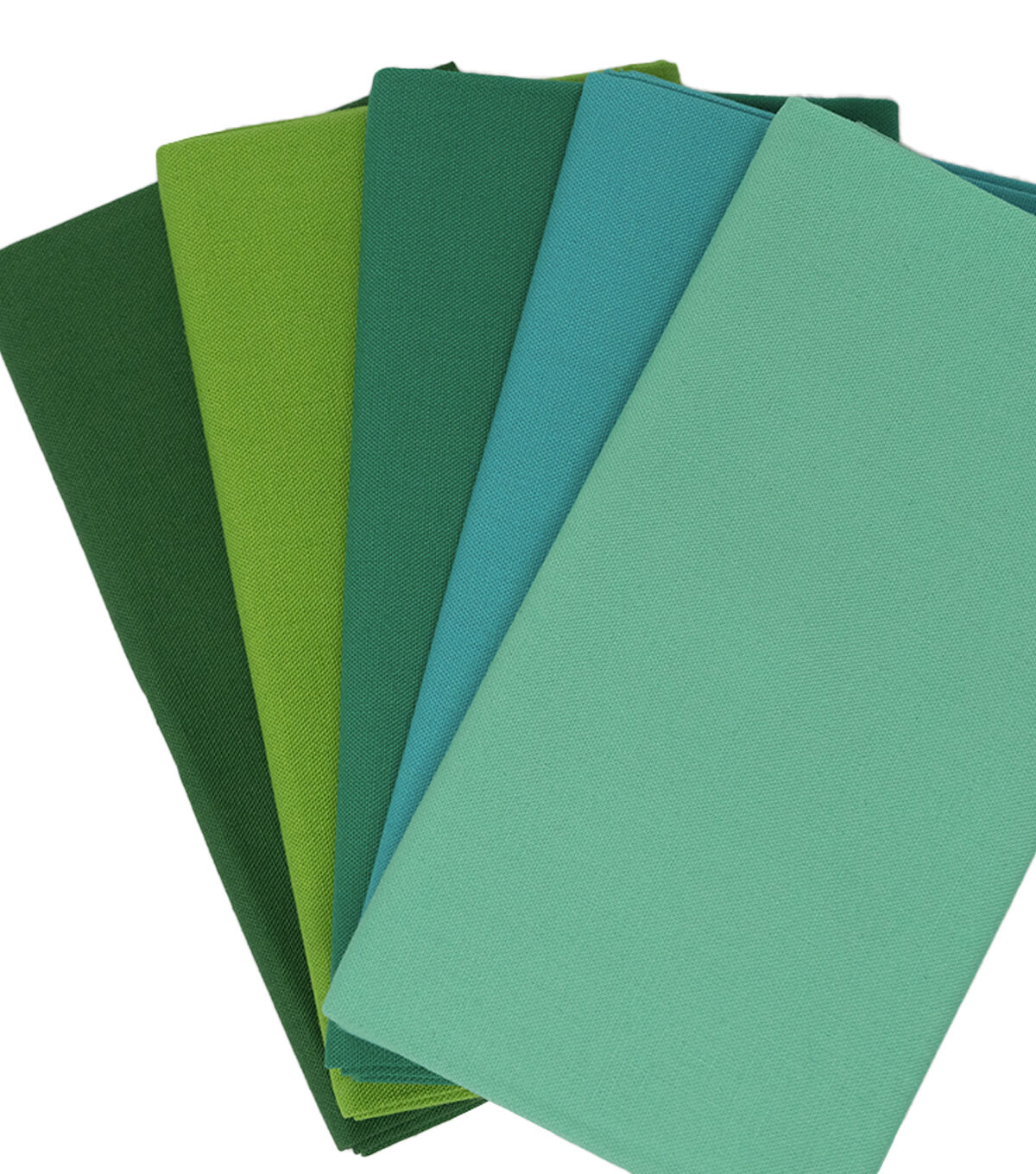 SINGER 18 x 21 Sorbet Mint Solid Fabric Quarter Bundle 5pc