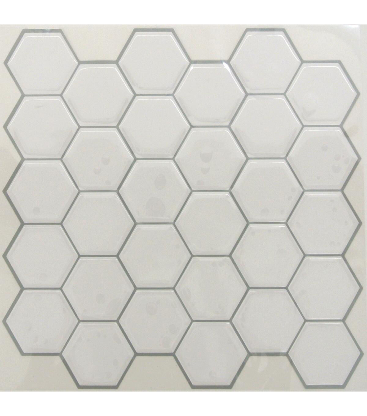RoomMates Sticktiles Pearl Hexagon