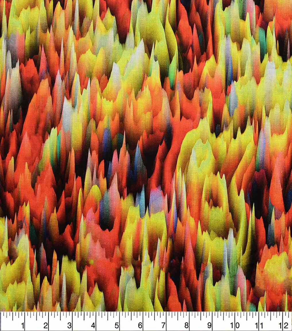 Bright Glacier Quilt Cotton Fabric by Keepsake Calico