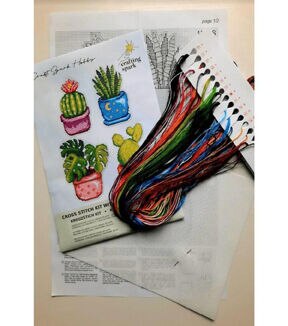 Crafting Spark 43ct Cactus Counted Cross Stitch Kit 108CS