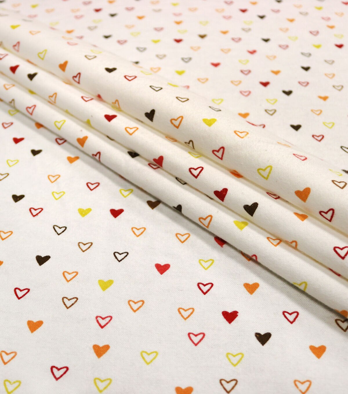 Hearts Super Snuggle Cotton Fabric
