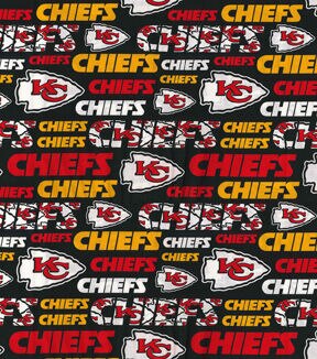 Fabric Traditions NFL Kansas City Chiefs Logo Cotton Fabric