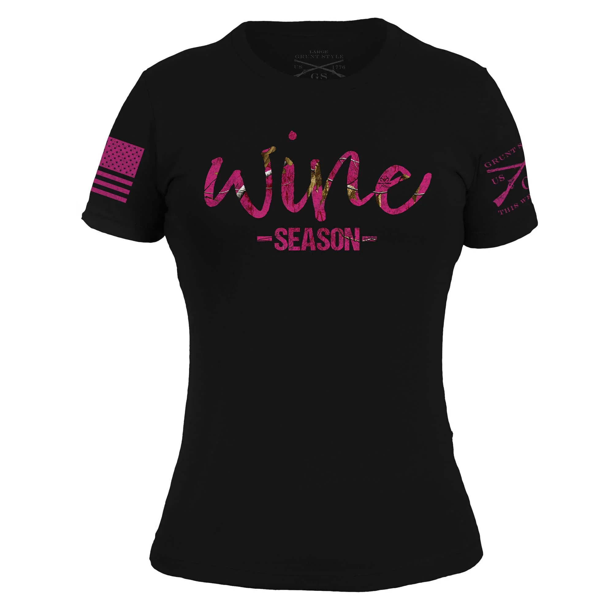 Women's Realtree Xtra - Wine Season T-Shirt - Black