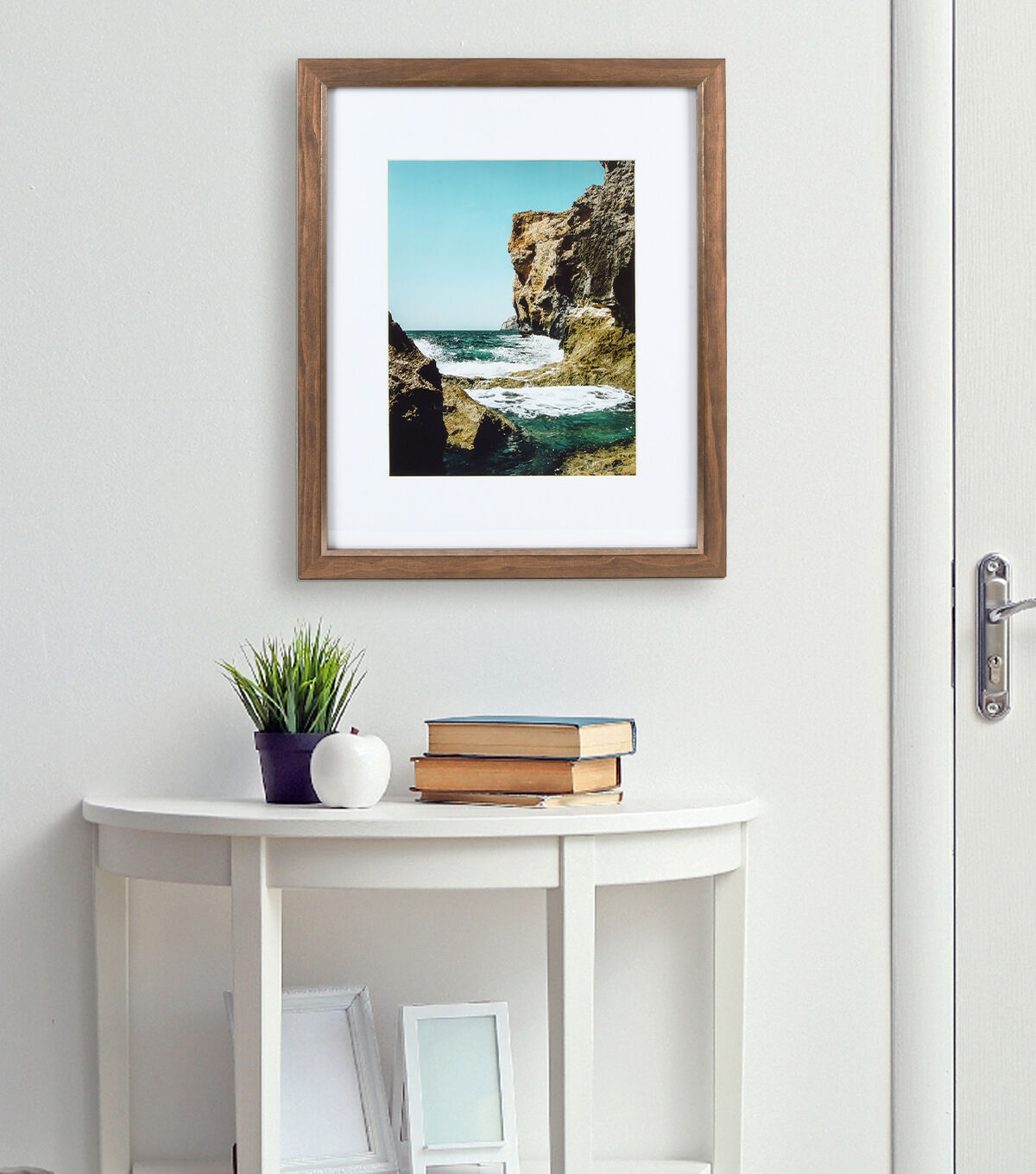 16 x 20 Matted to 11 x 14 Wood Portrait Frame by Hudson 43