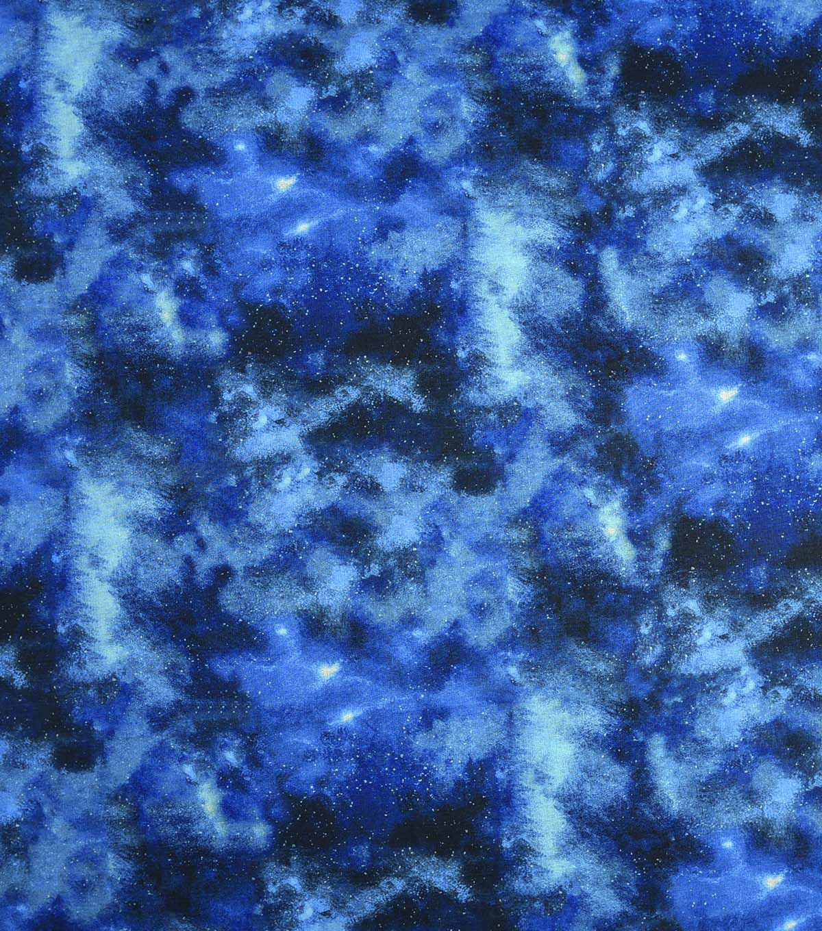 Light Blue Galactic Blender Quilt Cotton Fabric by Keepsake Calico