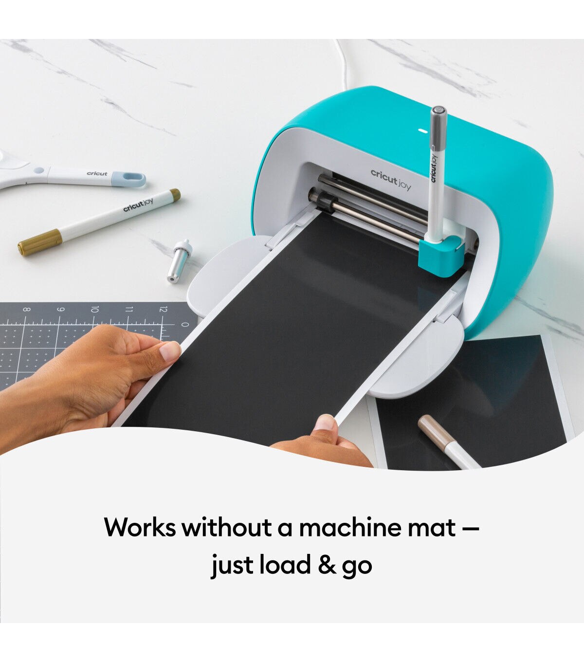 Cricut Joy 5.5 x 13 Black Removable Writable Vinyl Sheets 4ct