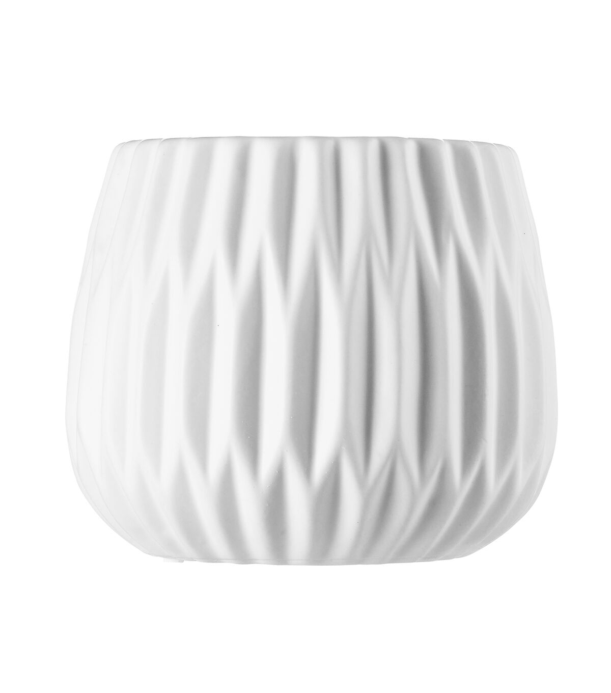 6 White Ceramic Container by Bloom Room