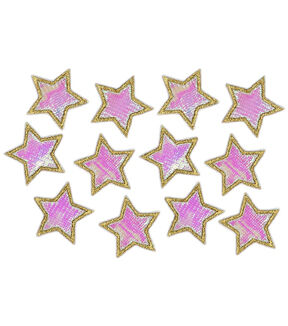 1 Stars Iron On Patches 12pk by hildie & jo