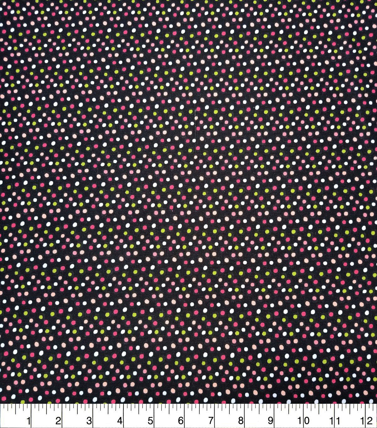 Multicolor Dots Quilt Cotton Fabric by Quilter's Showcase