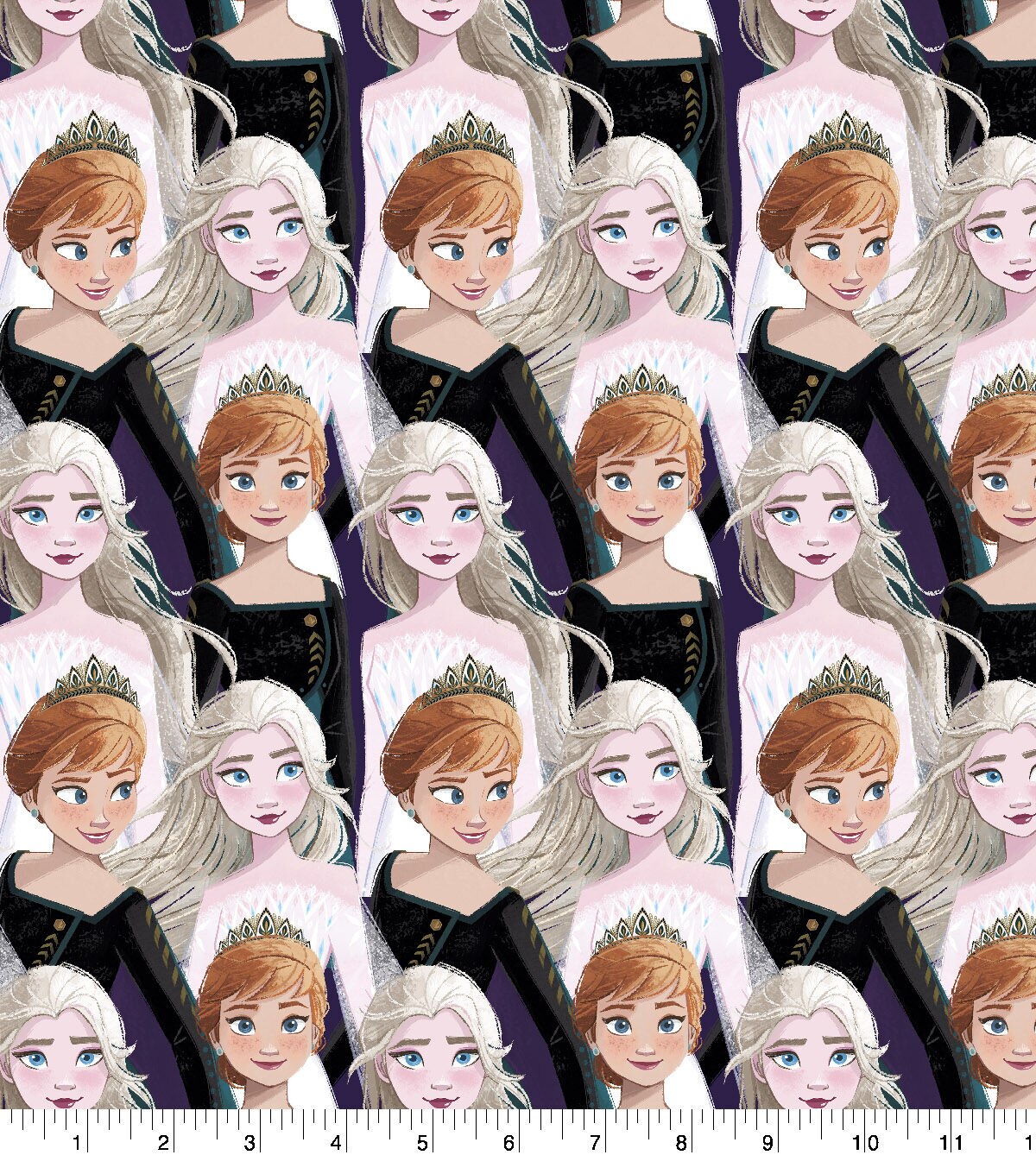 Disney Frozen 2 Cotton Fabric Queens Packed