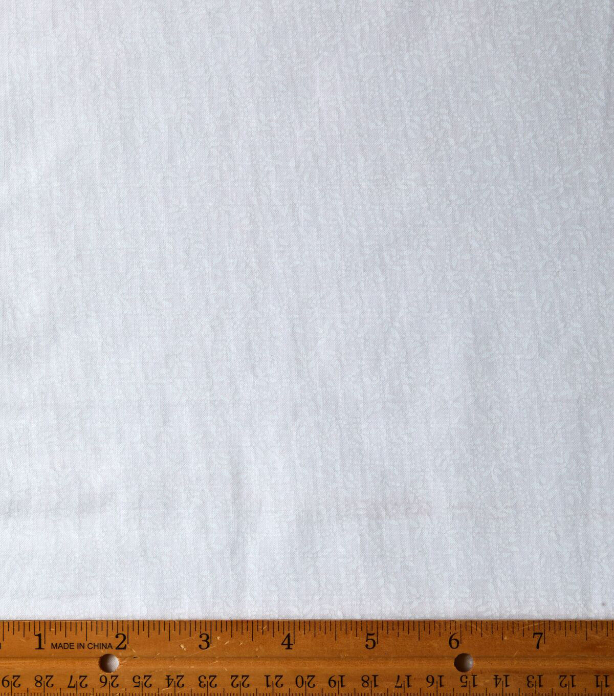 White Vine Scroll Quilt Cotton Fabric by Keepsake Calico