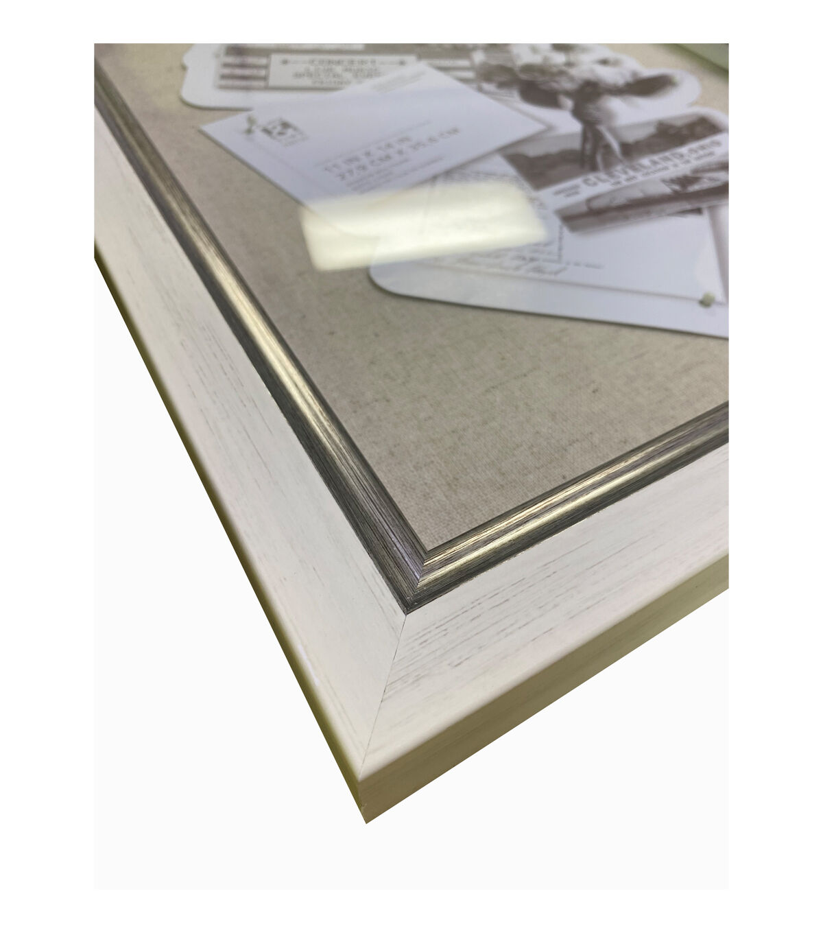 11 x 14 Quinn Champagne Ivory Shadow Box by Place & Time