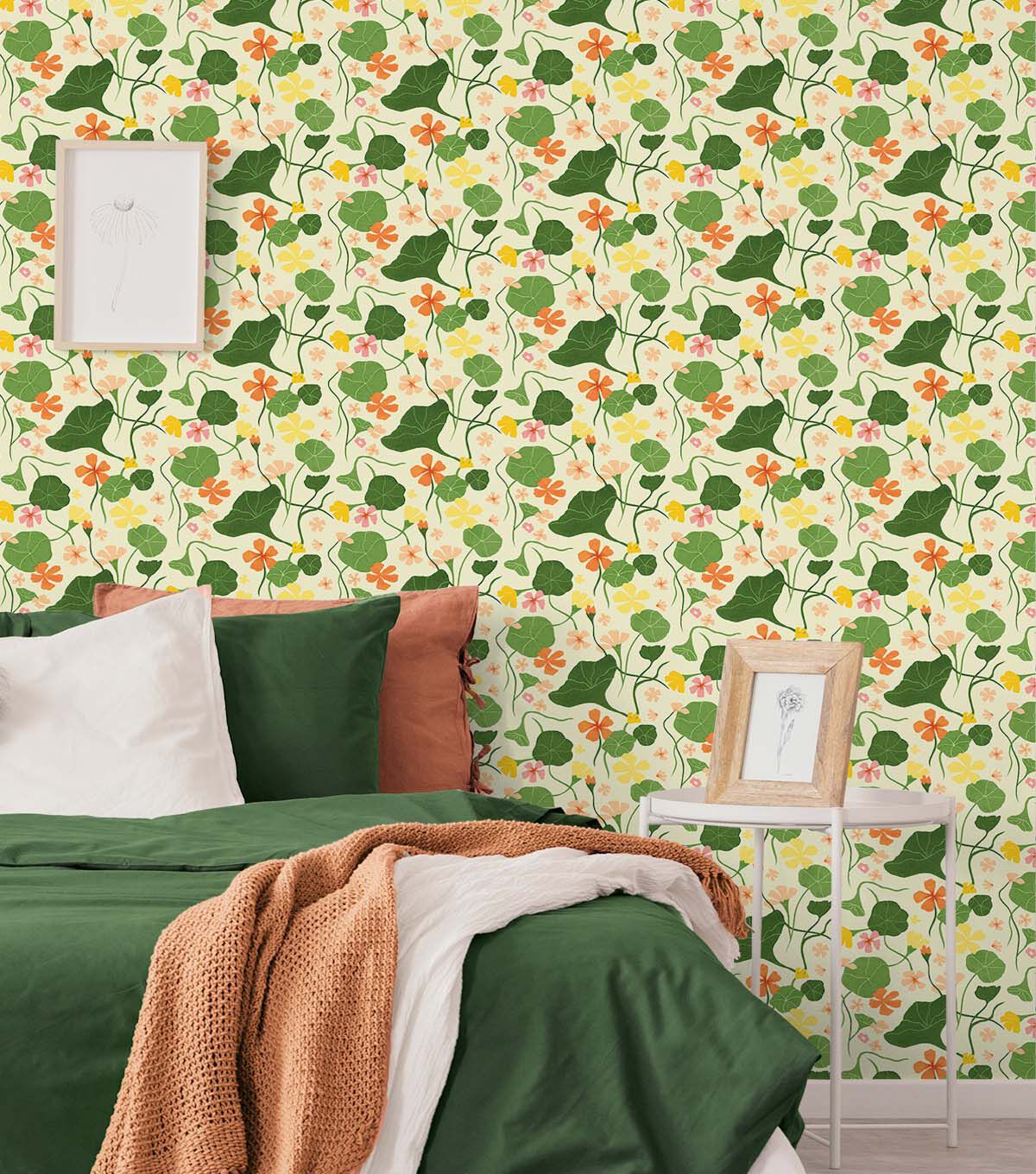 Elana Gabrielle 20.5' x 18' Nectar Floral Peel & Stick Wallpaper
