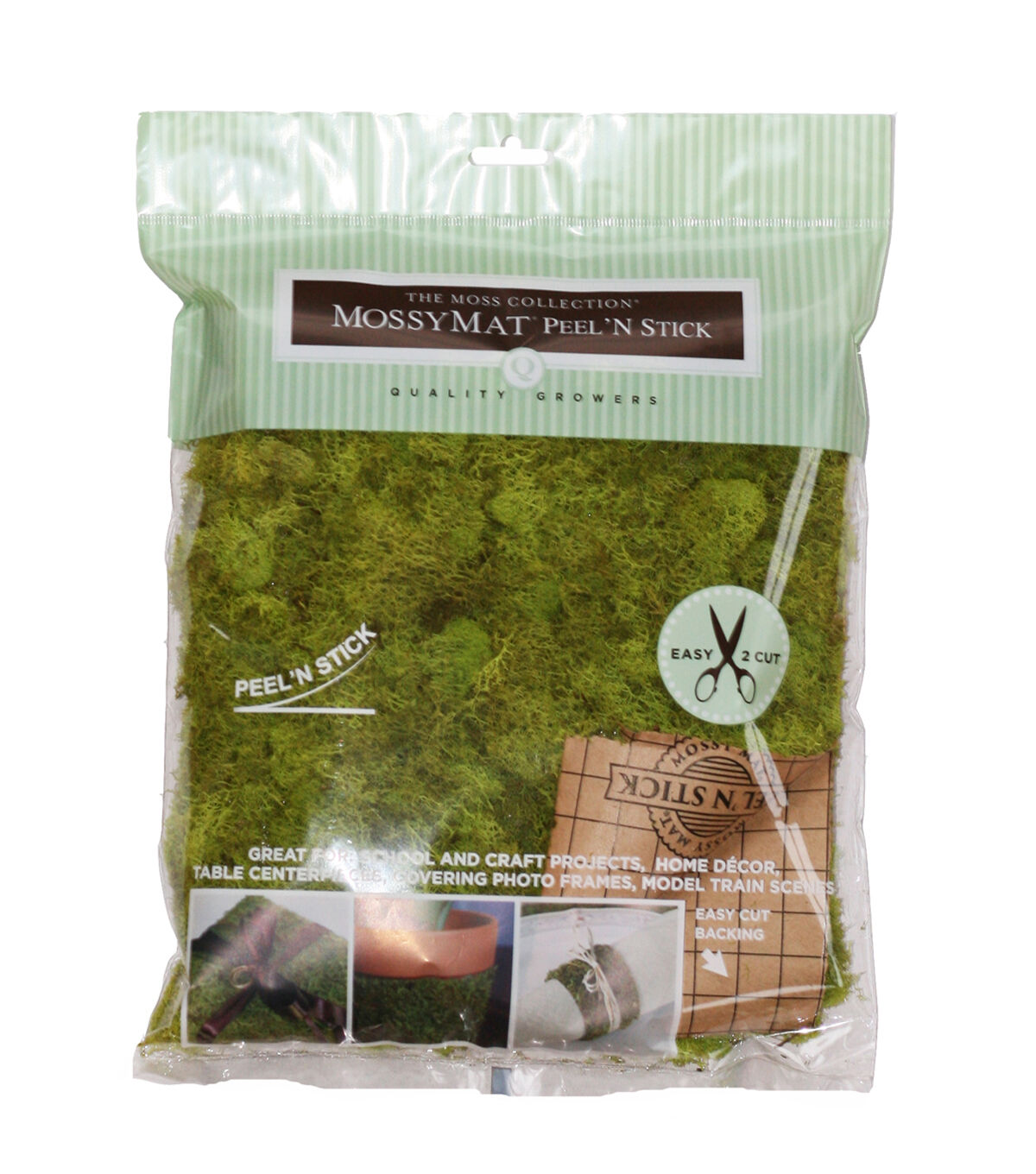 Quality Growers 10 x 18 Chartreuse Peel & Stick Moss Mat