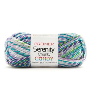 Premier Yarns Serenity Chunky Candy 109yds Bulky Acrylic Yarn