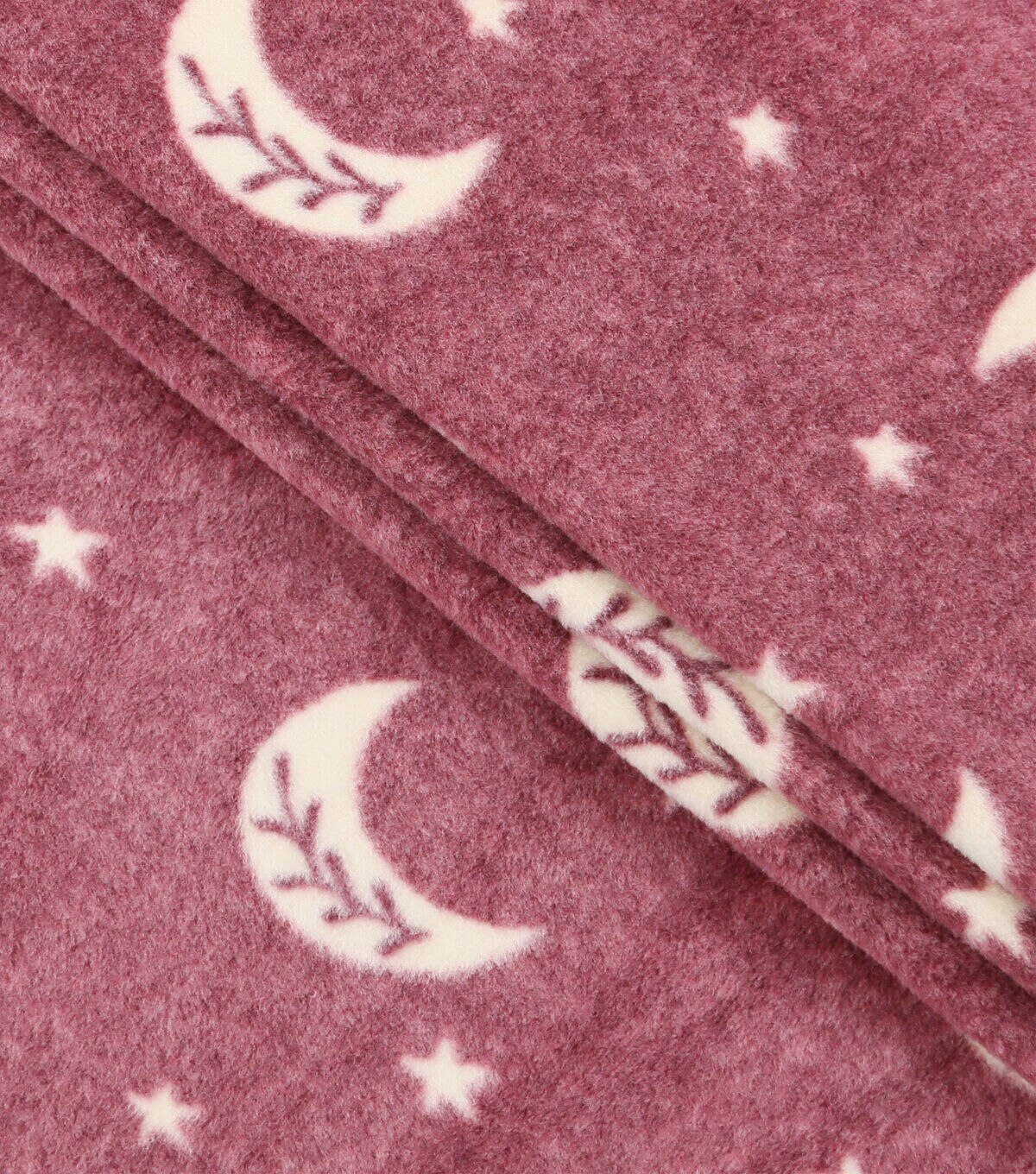 Celestial Moon Luxe Fleece Fabric