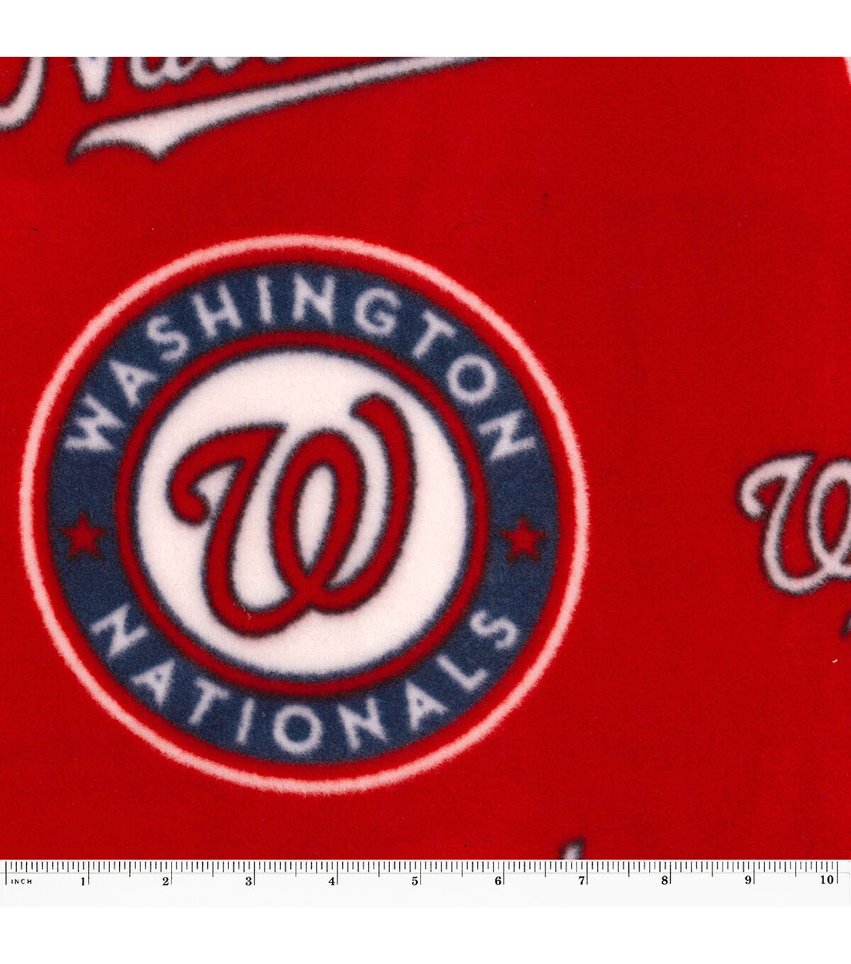 Fabric Traditions Washington Nationals Fleece Fabric Logo