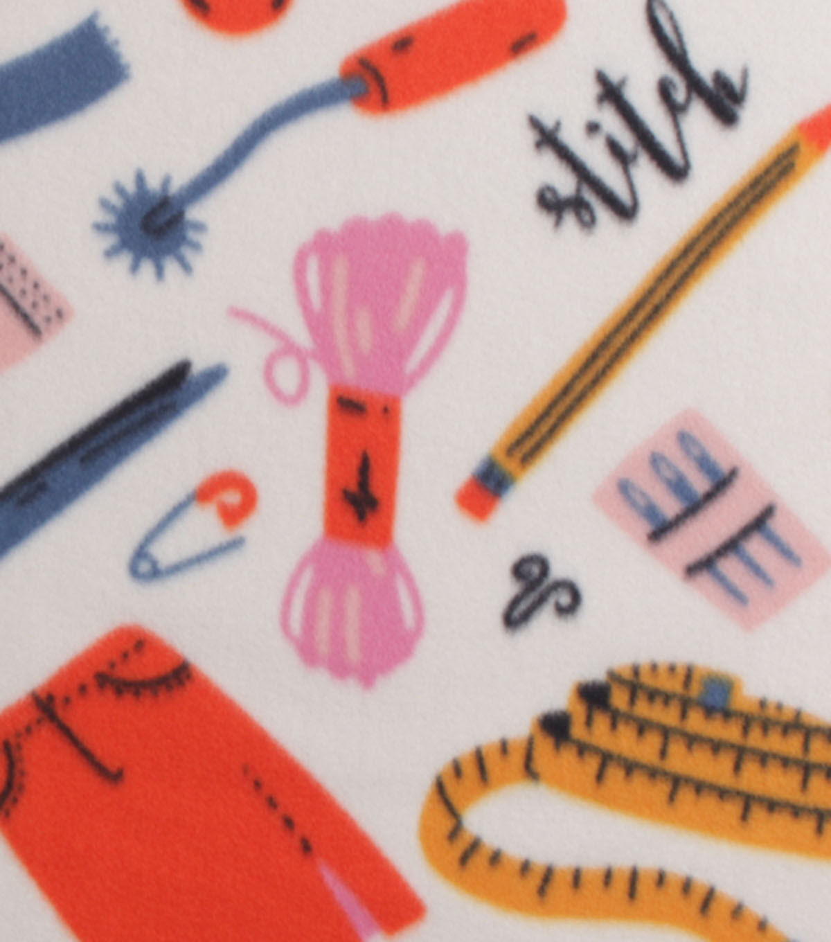 Sewing Icons Blizzard Fleece Fabric