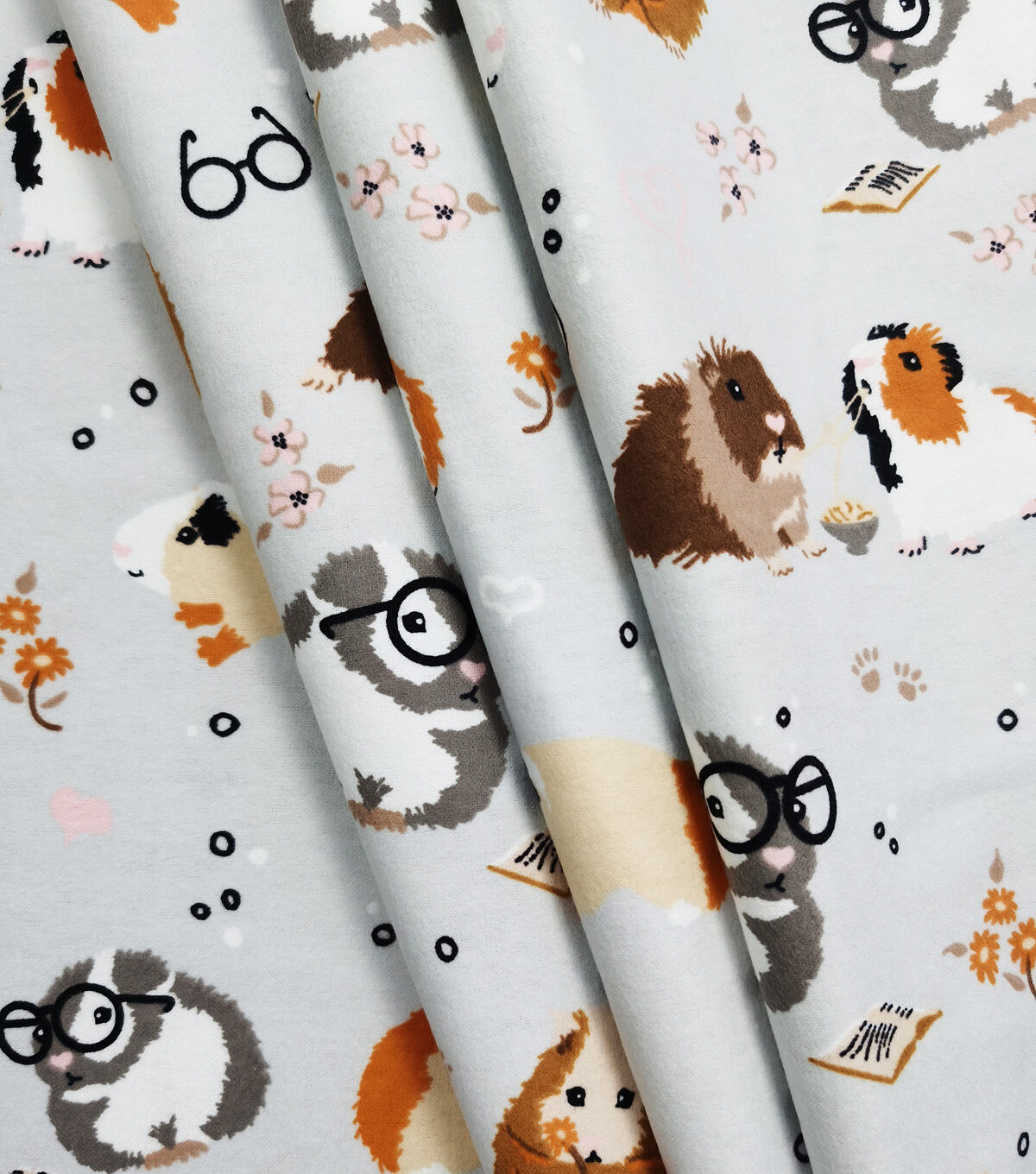 Guinea Pigs Super Snuggle Flannel Fabric