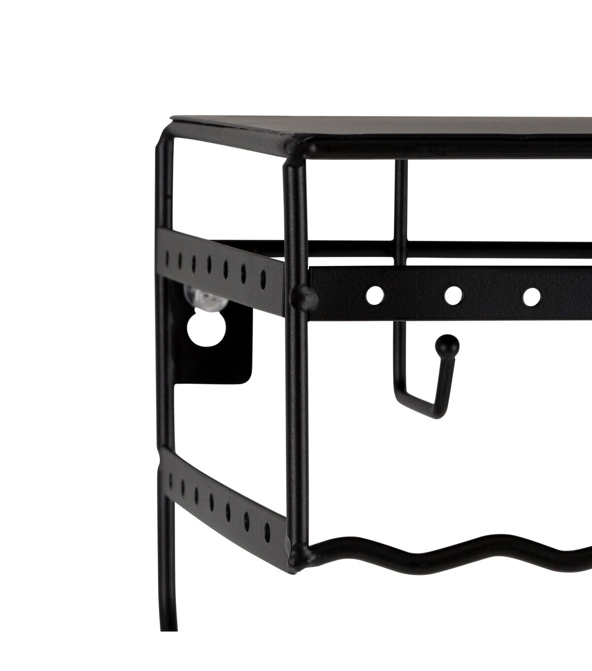 Simplify 14 Black Wall Mount Jewelry & Accessory Organizer