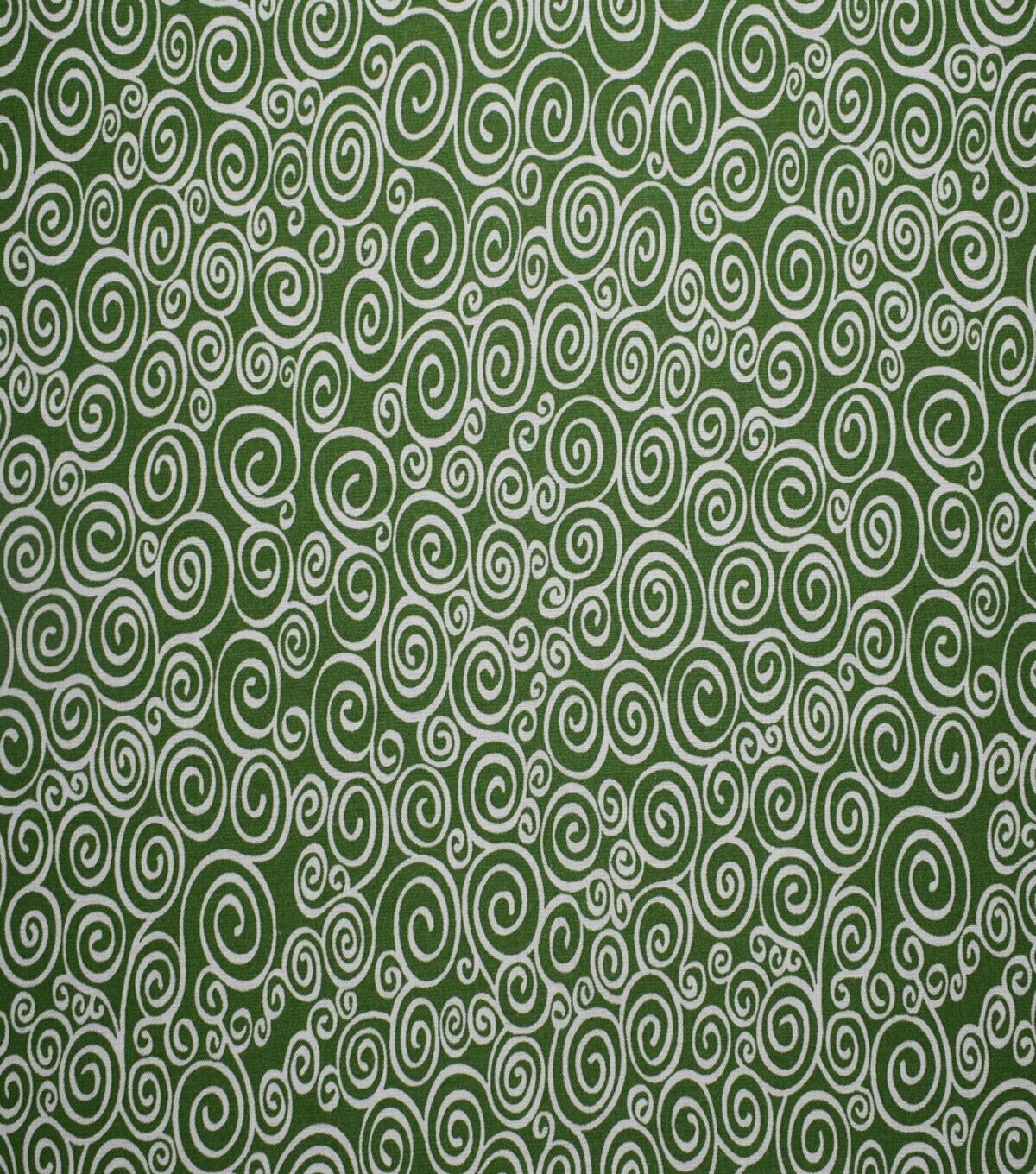 Swirls on Green Cotton Fabric by Quilter's Showcase