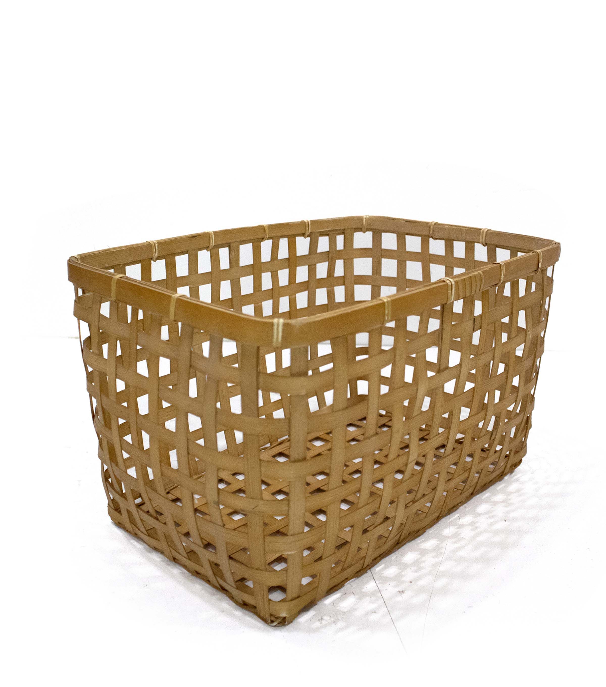 16 x 11 Bamboo Weave Basket by Place & Time