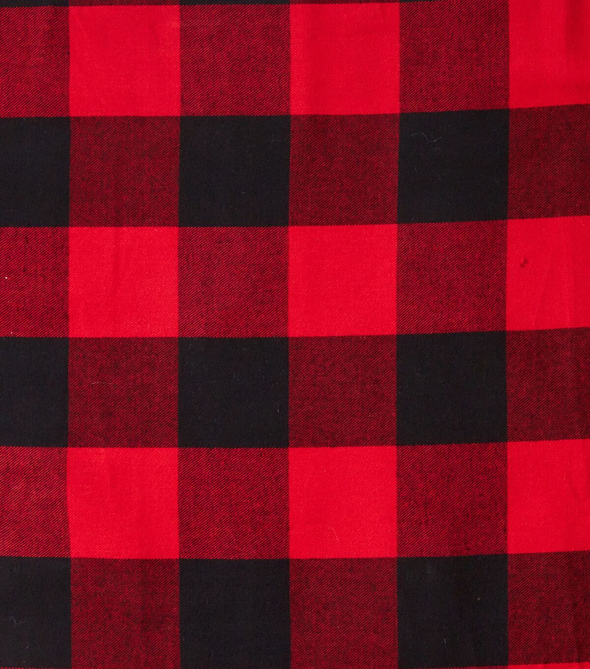 Eddie Bauer Red & Black Buffalo Check Cotton Tencel Flannel Fabric
