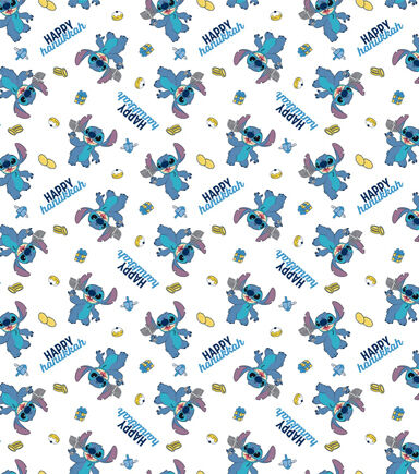 Lilo & Stitch Hanukkah Toss Cotton Fabric
