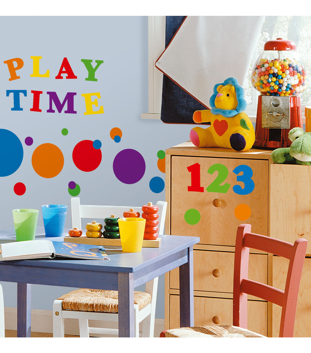 RoomMates Wall Decals Primary Numbers