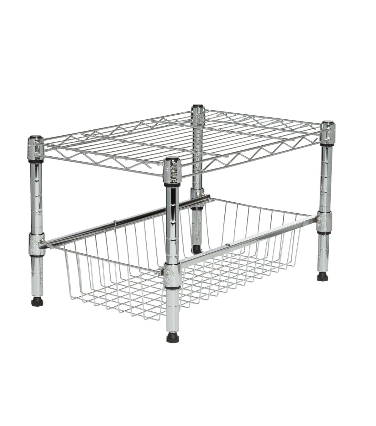 Honey Can Do 17.5 Adjustable Shelf With Under Cabinet Organization