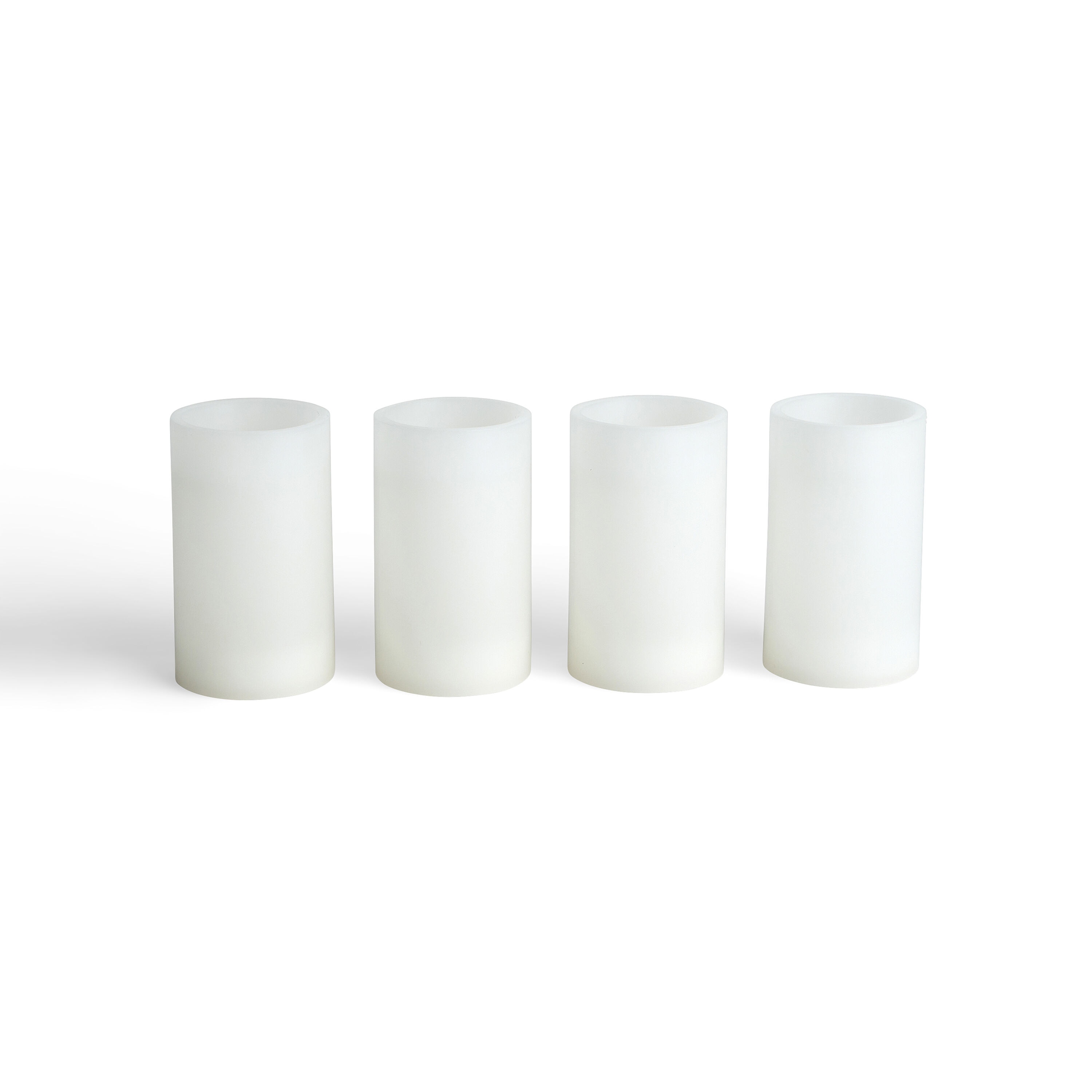 3 x 5 LED Wax Pillar Candle Set 4pk by Hudson 43