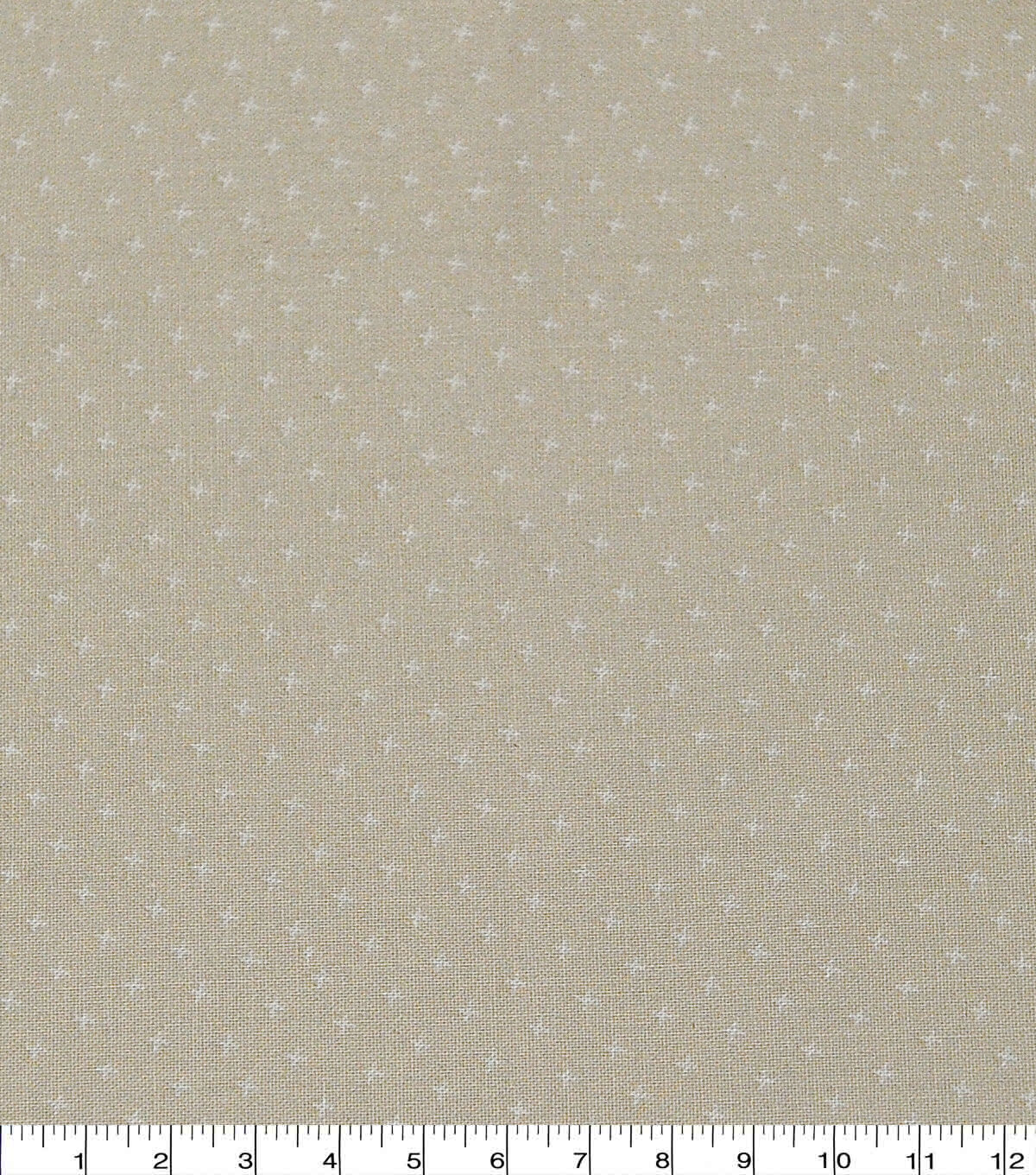 X Geometric on Cream Quilt Cotton Fabric by Keepsake Calico
