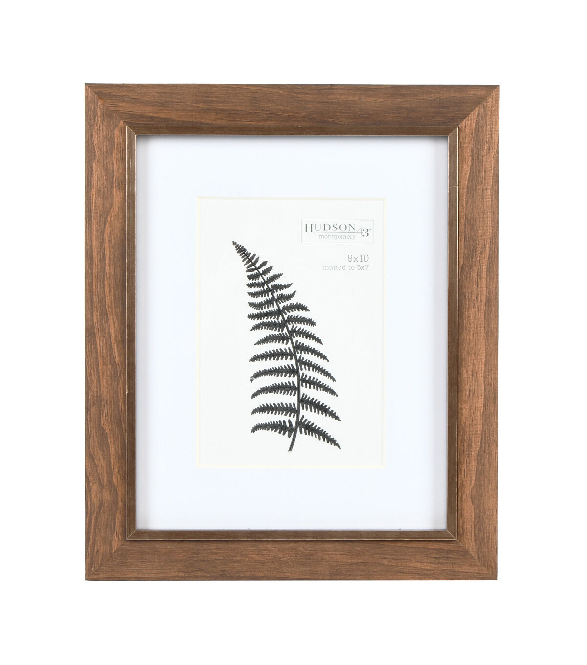 8 x 10 Matted to 5 x 7 Wood Tabletop Picture Wall Frame by Hudson 43