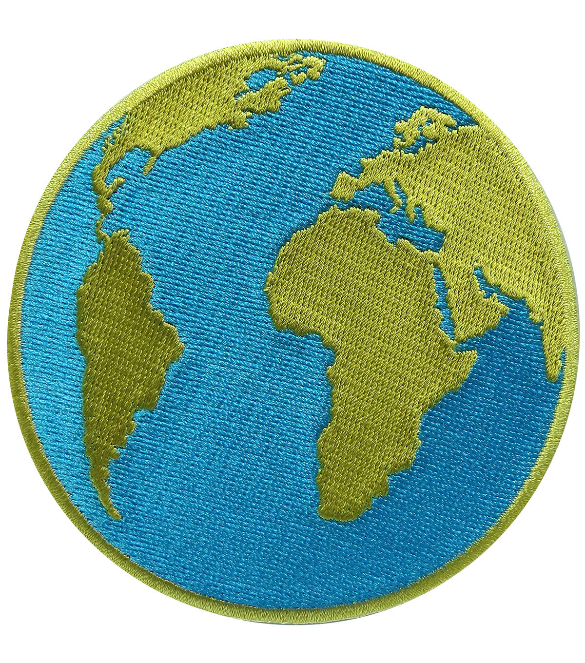 Simplicity Embroidered Globe Iron On Patch