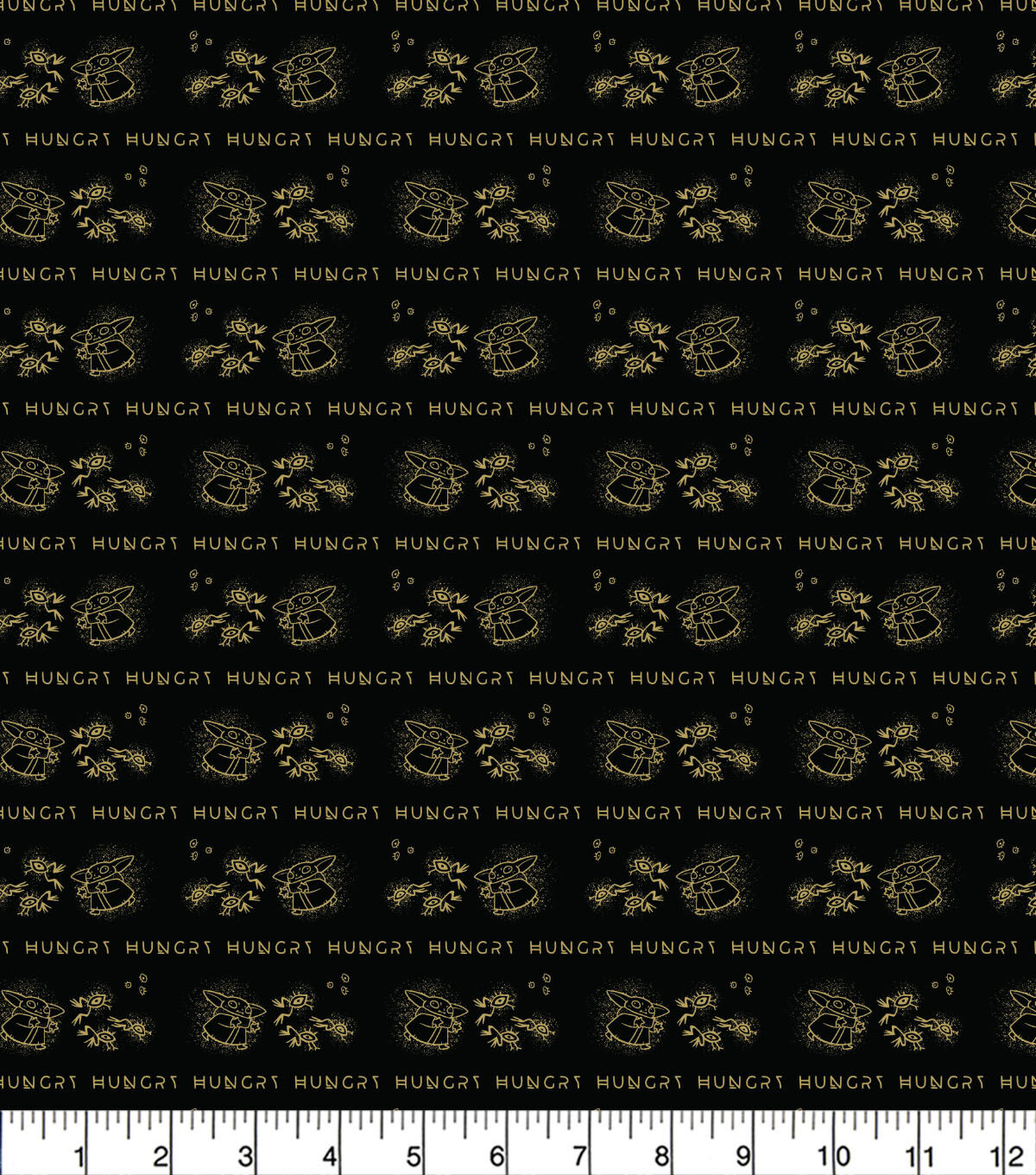 Star Wars Mandalorian Hungry Cotton Fabric