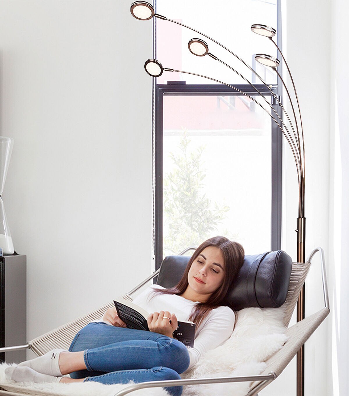 Brightech Orion LED Floor Lamp - Bronze