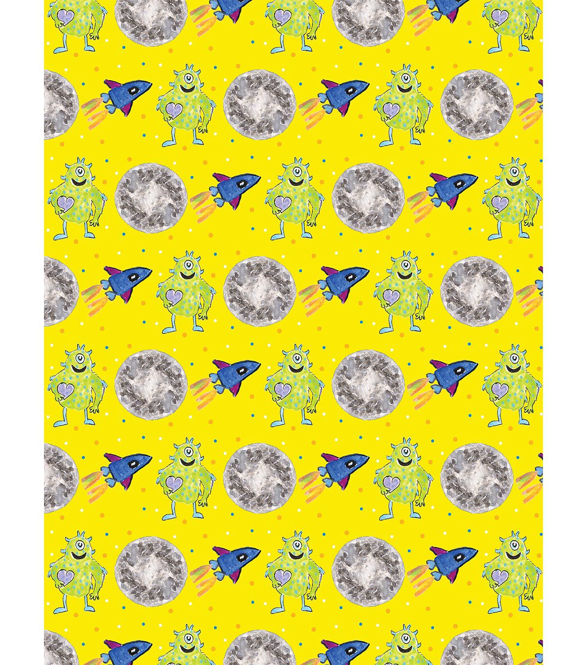 St. Jude Rocket Monster Ty Cotton Fabric