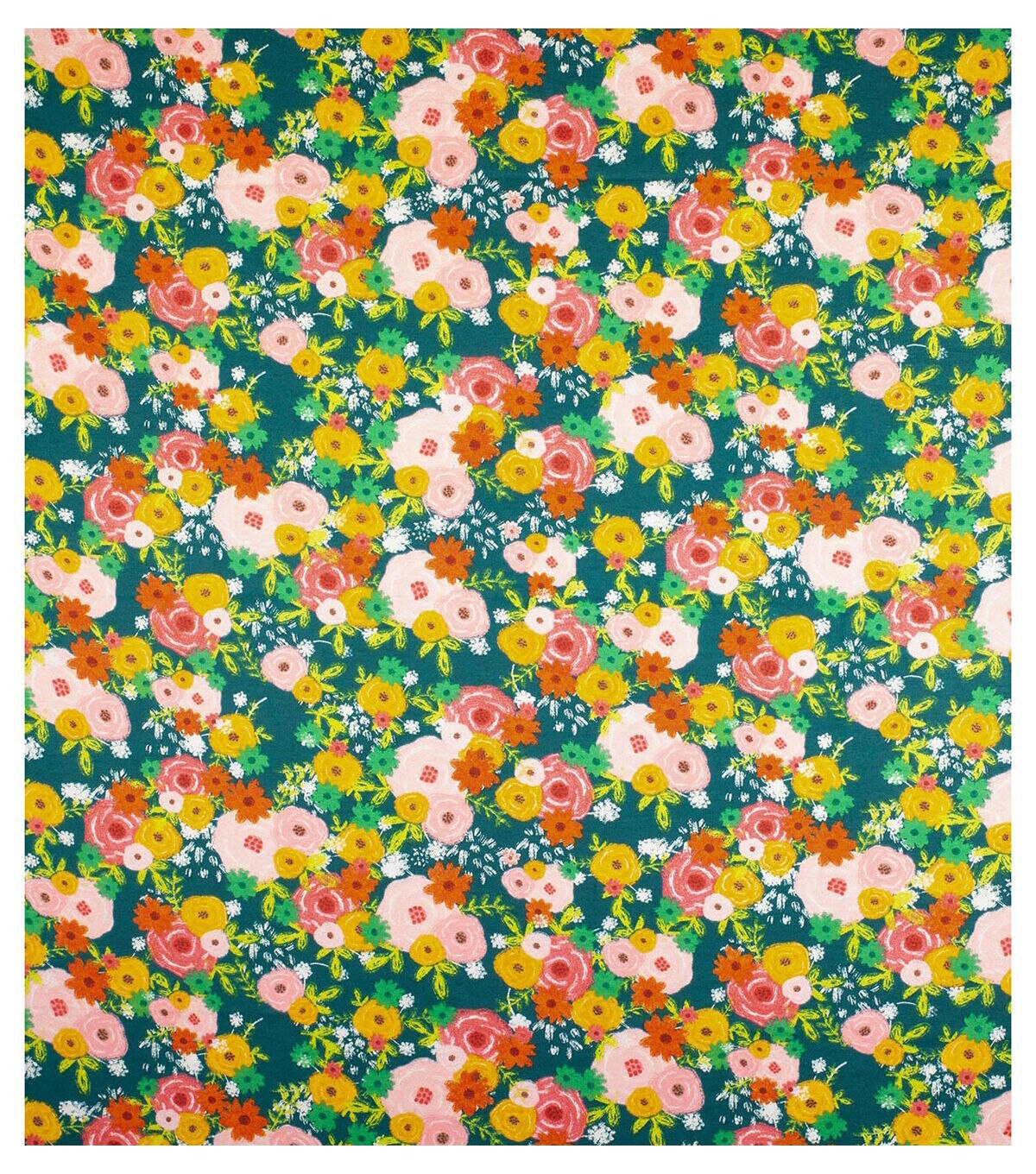 Super Snuggle Flannel Fabric Girl Power Floral